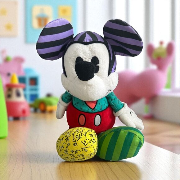 ROMEO BRITTO x Disney Mickey Mouse Collab Plush Doll - Picture 1 of 6